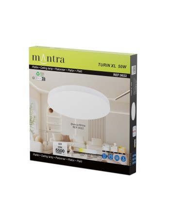 TURIN * ROUND LED CEILING  50W CCT - 60 CM